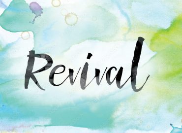 Revival Colorful Watercolor and Ink Word Art